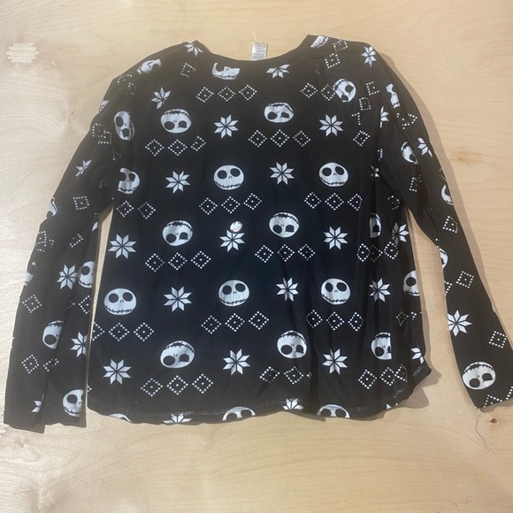 Nightmare Before Christmas Long Sleeve Sleepware Top 2X (GA) - Picture 10 of 14
